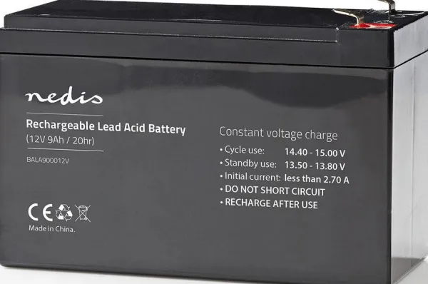 Nedis Lyijyhappoakku 12V 7,2Ah| Riistakamerat