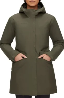 Mammut Talvitakit^Chamuera HS Thermo hooded Parka -naisten takki, Iguana