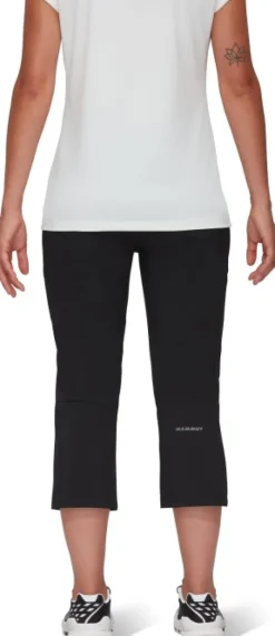 Mammut Runbold Capri Pants Women naisten caprihousut, musta| Vapaa-ajan Housut