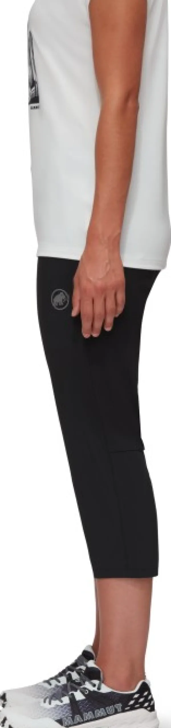 Mammut Runbold Capri Pants Women naisten caprihousut, musta| Vapaa-ajan Housut