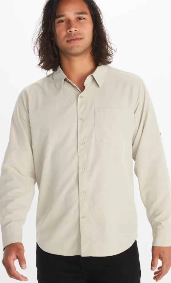 Marmot Flanelli- Ja Kauluspaidat^Aerobora LS paita, valkobeige