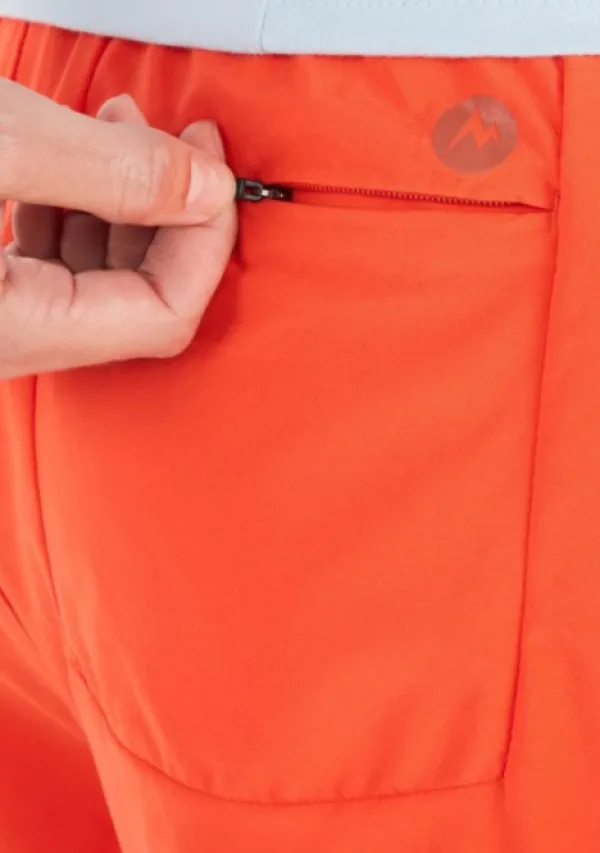 Marmot Shortsit^Elda Short 4" naisten shortsit, punaoranssi