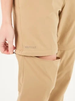 Marmot Kodachrome Convertible Pant naisten ulkoiluhousut, beige| Outlet - Housut Ja Shortsit