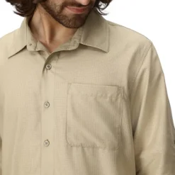 Marmot Men's AirExchange LS Chinchilla| Flanelli- Ja Kauluspaidat