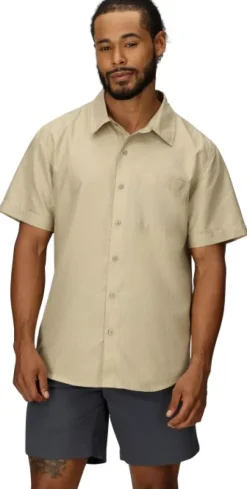 Marmot Flanelli- Ja Kauluspaidat^Men's AirExchange SS Chinchilla