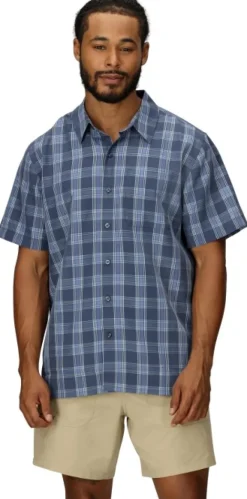 Marmot Men's Eldridge Novelty Classic SS Thunderhead Oliver Plaid| Flanelli- Ja Kauluspaidat