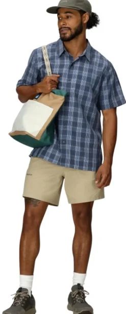 Marmot Men's Eldridge Novelty Classic SS Thunderhead Oliver Plaid| Flanelli- Ja Kauluspaidat