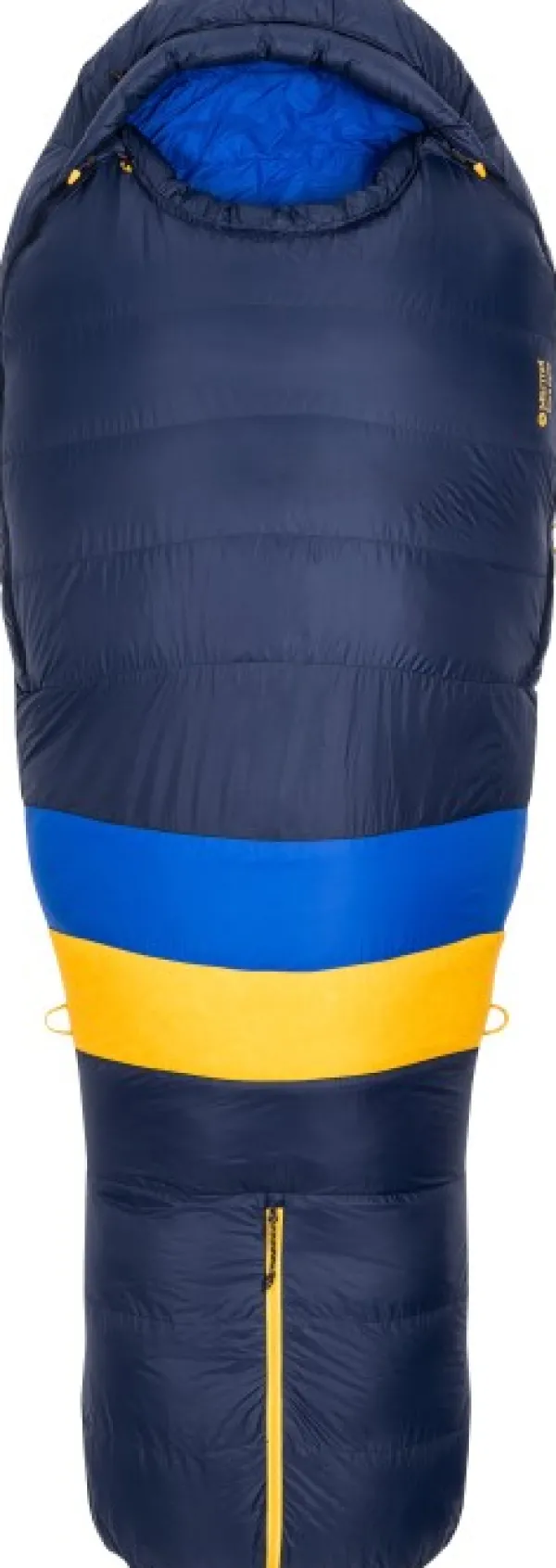 Marmot Ouray Long -naisten untuvamakuupussi, Arctic Navy/Dark Azure| Makuupussit/Syys- Ja Talvimakuupussit