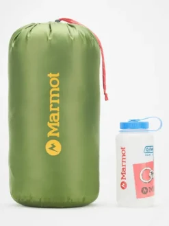 Marmot Sawtooth Lonf extraleveä untuvamakuupussi Dark Azure/Foliage Unisex| Makuupussit/Kolmen Vuodenajan Makuupussit