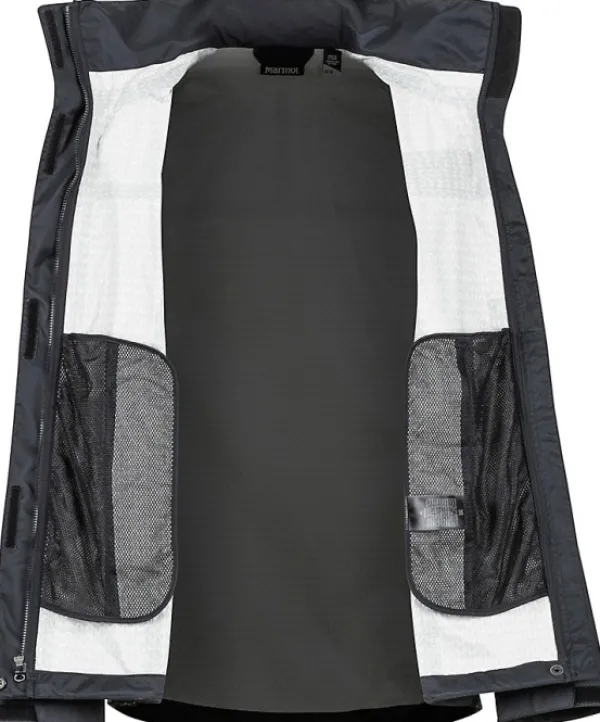 Marmot W's PreCip Eco -sadetakki naisille, musta| Sadevaatteet