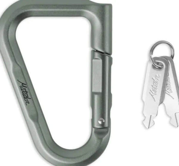 Matador BetaLock karabiinihaka/lukko, Green| Matkatarvikkeet