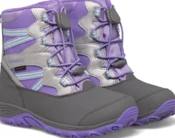 Merrell Kids Outback Snow Boot lasten talvikenkä, violetti/hopea| Lasten Kengät