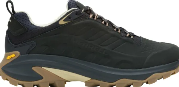 Merrell Womens Moab Speed 2 Leather Waterproof Black| Ulkoilukengät