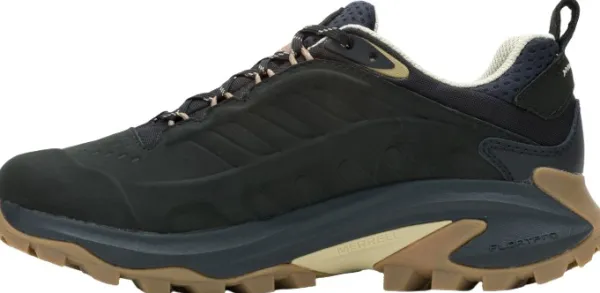 Merrell Womens Moab Speed 2 Leather Waterproof Black| Ulkoilukengät
