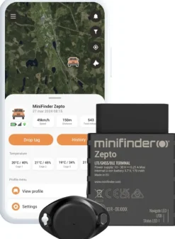 MiniFinder Gps-laitteet^Zenso 2 Eye Sensors seurantalaite