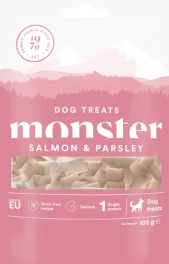 Monster Makupalat^Dog Treats All Breed Salmon 100 g