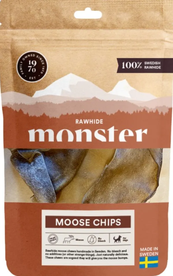 Monster Raw hirvi chipsi pussi 10 st| Makupalat