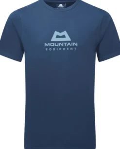 Mountain Equipment T-paidat Ja Pikeepaidat^Emblem Men's Tee Denim Blue