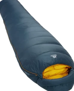 Mountain Equipment Helium 400 Left Zip Long -6°C makuupussi, sininen| Makuupussit/Kevät- Ja Kesämakuupussit