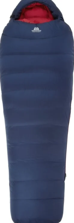 Mountain Equipment Helium 400 -3°C Long naisten makuupussi, tummansininen| Makuupussit/Kevät- Ja Kesämakuupussit