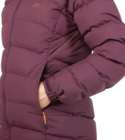 Mountain Equipment Talvitakit^Lightline Eco Parka naisten talvitakki, viininpunainen