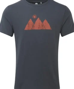 Mountain Equipment T-paidat Ja Pikeepaidat^Mountain Sun Men's Tee Ombre Blue