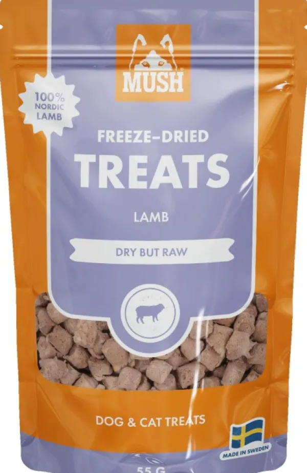 MUSH VAINU Makupalat^MUSH Treats Frystorkat Lamm 55 g