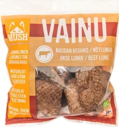 MUSH VAINU naudan keuhko, 140g Pussi| Makupalat
