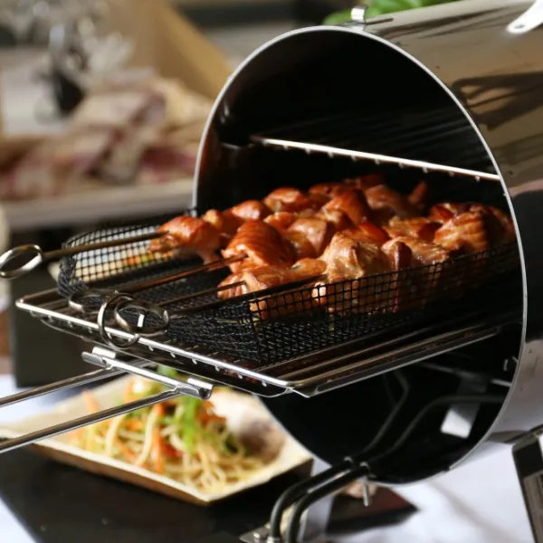 Muurikka Ruoanlaitto ja grillaus/Grillaaminen^savustuskori 22x40 cm