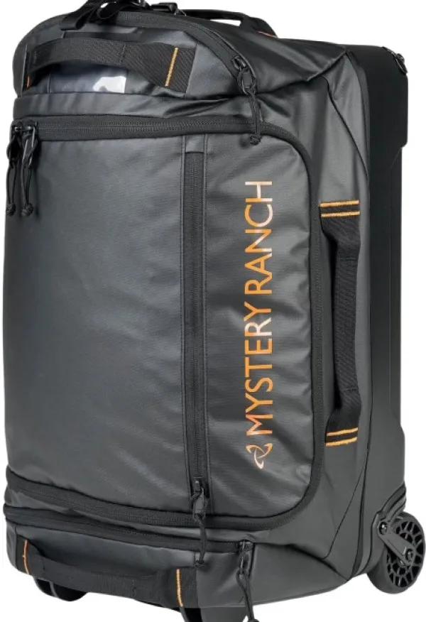 Mystery Ranch Unisex Mission Wheelie 65 laukku, Black| Matkalaukut