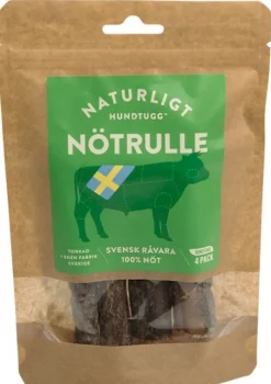 Naturligt Hundtugg Puruluut^pururulla naudanlihasta, 4 kpl