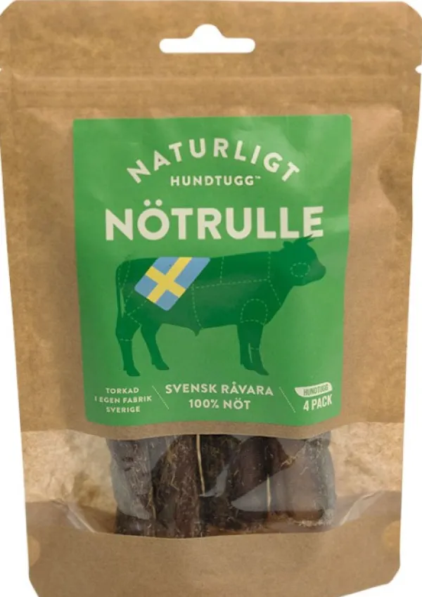 Naturligt Hundtugg Puruluut^pururulla naudanlihasta, 4 kpl