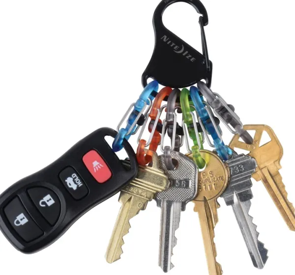 Nite Ize KeyRack Locker - S-Biner| Reppujen Ja Laukkujen Tarvikkeet