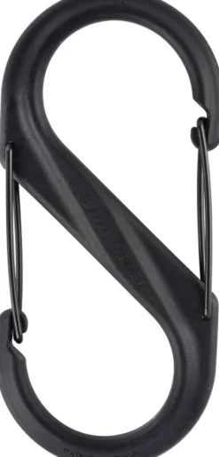 Nite Ize S-Biner Plastic Size #8 Black| Reppujen Ja Laukkujen Tarvikkeet