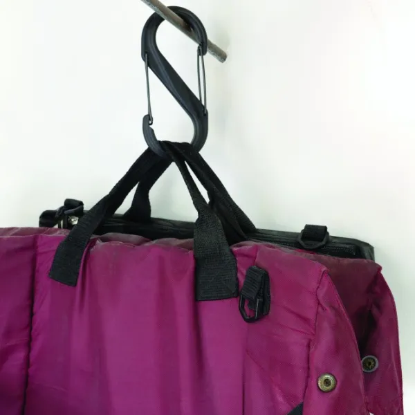 Nite Ize S-Biner Plastic Size #8 Black| Reppujen Ja Laukkujen Tarvikkeet