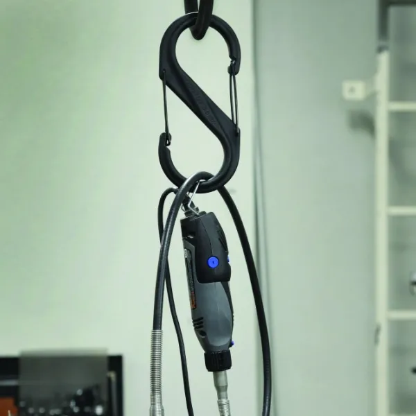 Nite Ize S-Biner Plastic Size #8 Black| Reppujen Ja Laukkujen Tarvikkeet