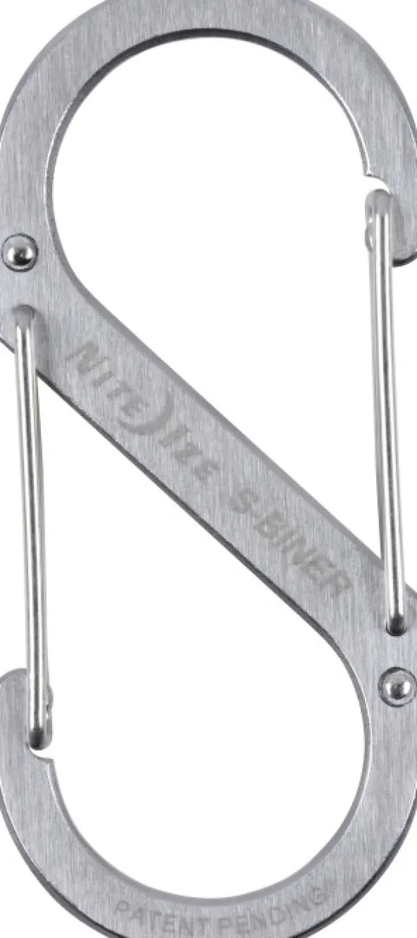 Nite Ize S-Biner Size #4 Stainless| Reppujen Ja Laukkujen Tarvikkeet