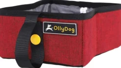OllyDog Crumple Travel Bowl Wine| Koirankupit