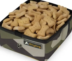 OllyDog Koirankupit^Crumple Travel Bowl koirien matkakuppi, camo, 0,5L