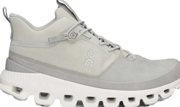 On Running Metsästyskengät^Cloud Hi naisten juoksukengät, harmaa/valkoinen