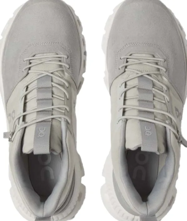 On Running Metsästyskengät^Cloud Hi naisten juoksukengät, harmaa/valkoinen