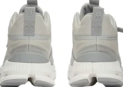 On Running Metsästyskengät^Cloud Hi naisten juoksukengät, harmaa/valkoinen