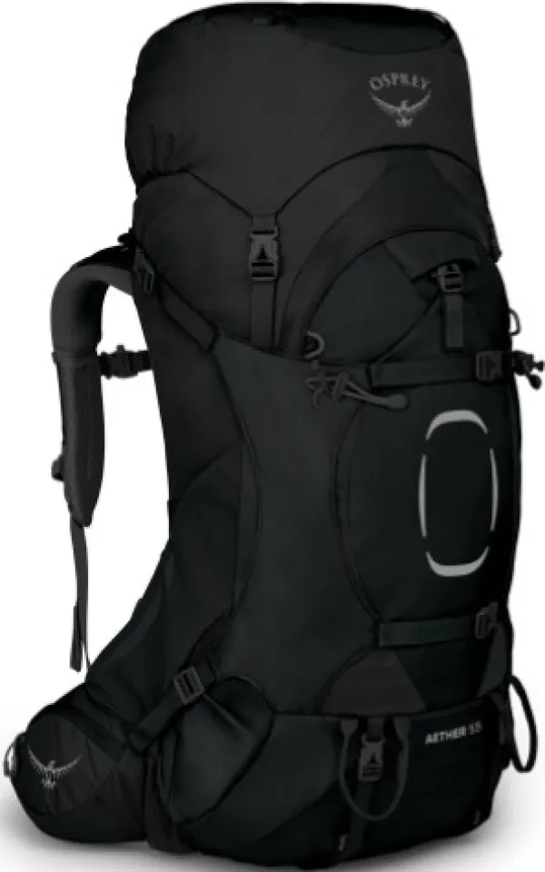 Osprey Reput Ja Rinkat^Aether 55 Black