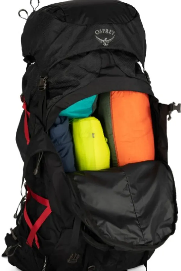 Osprey Reput Ja Rinkat^Aether Plus 100 rinkka, musta