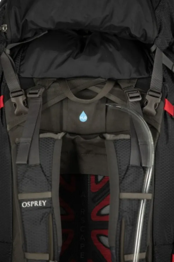 Osprey Reput Ja Rinkat^Aether Plus 100 rinkka, musta