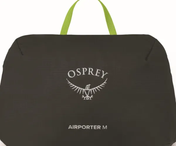 Osprey Reppujen Ja Laukkujen Tarvikkeet^Airporter Medium rinkan suojapussi, 45 - 75 L, musta