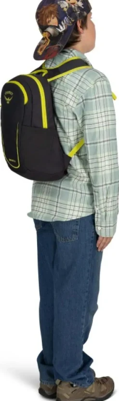 Osprey Reput Ja Rinkat^Daylite Youth Pack Black/Lemongrass