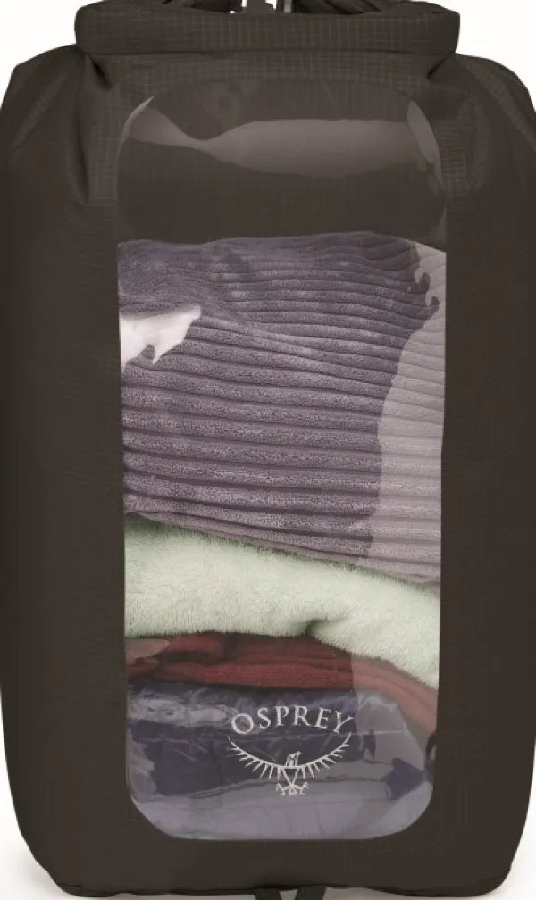 Osprey Dry Sack window kuivapussi, 35 L, musta| Kuiva- Ja Pakkauspussit