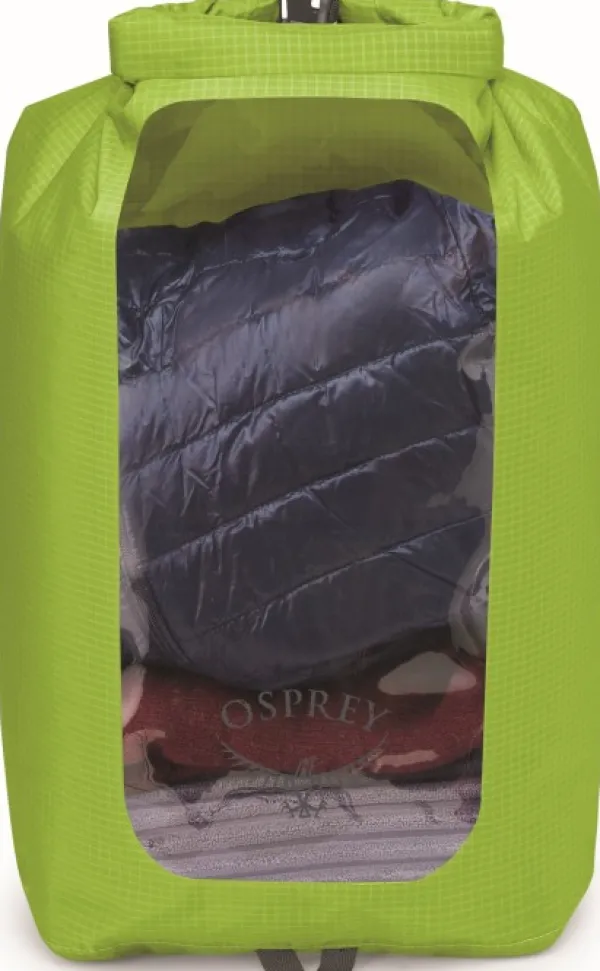 Osprey Kuiva- Ja Pakkauspussit^Dry Sack window kuivapussi, 20 L, lime