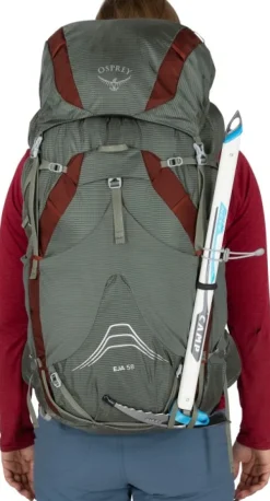 Osprey Eja 58 naisten rinkka, harmaa| Reput Ja Rinkat